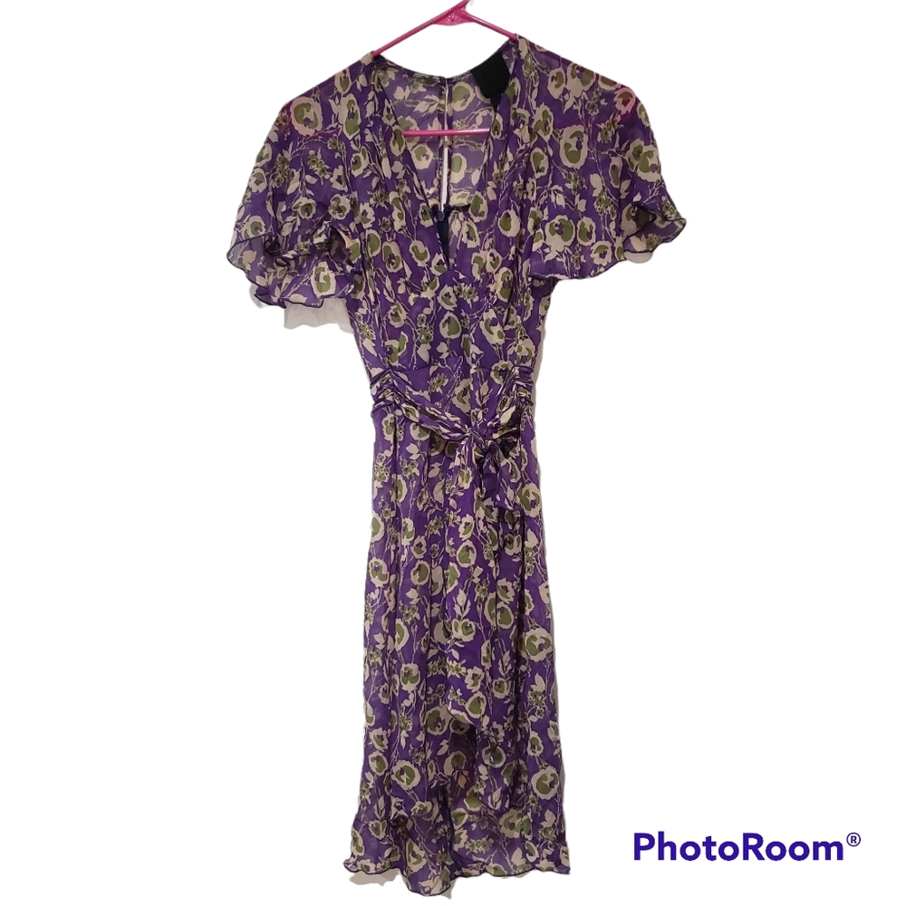 NOT FOR SALE Anna Sui Purple Floral Dress